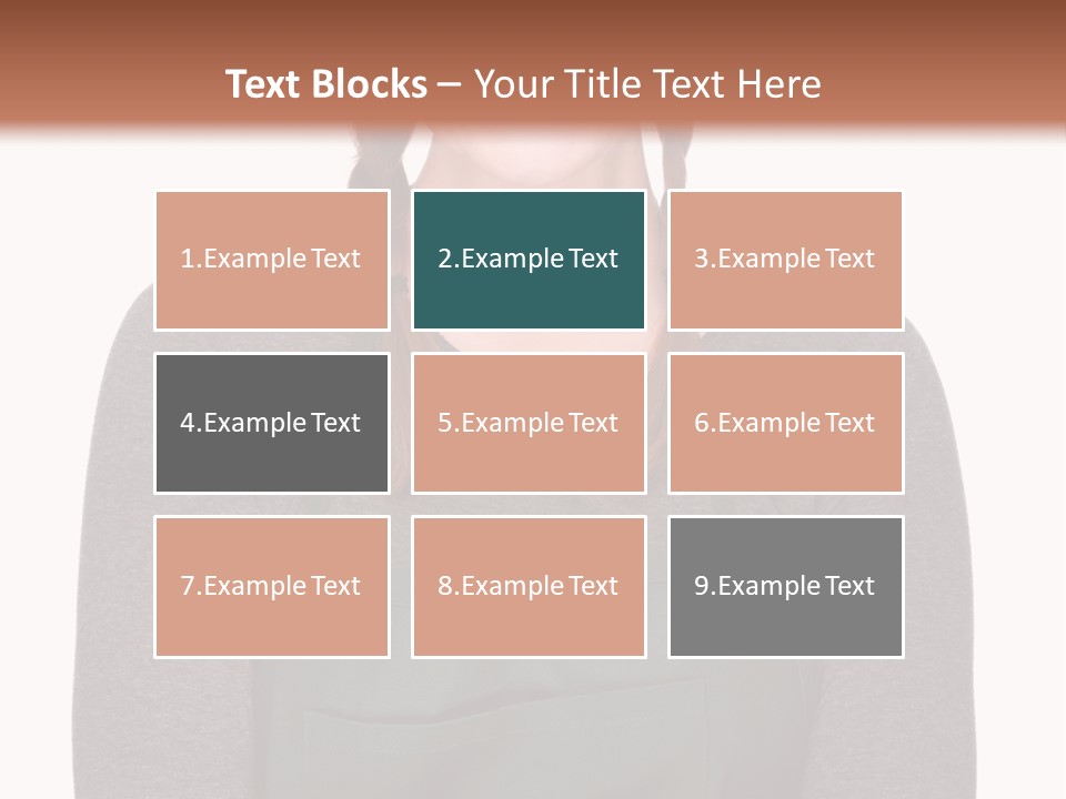 A Woman Wearing An Apron And A Hat PowerPoint Template