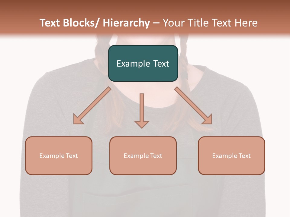 A Woman Wearing An Apron And A Hat PowerPoint Template