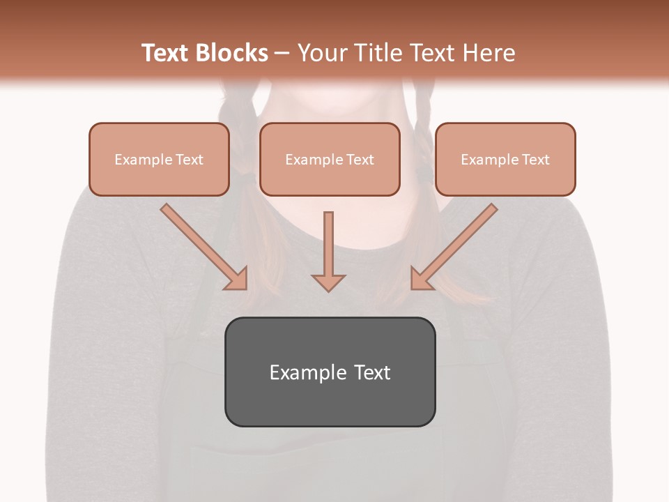 A Woman Wearing An Apron And A Hat PowerPoint Template