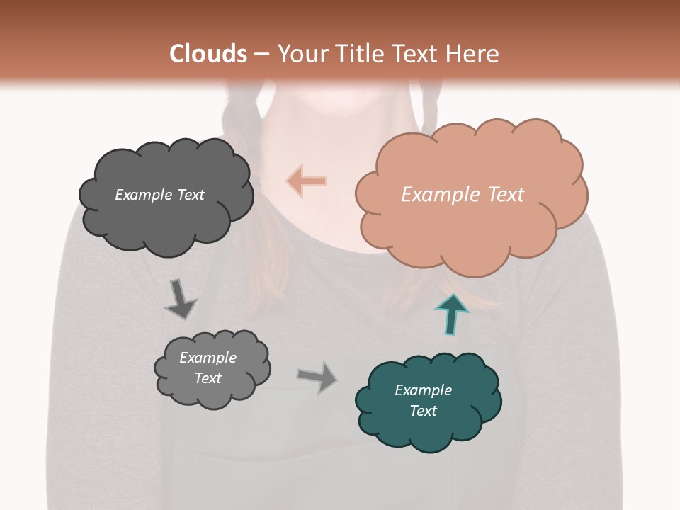 A Woman Wearing An Apron And A Hat PowerPoint Template