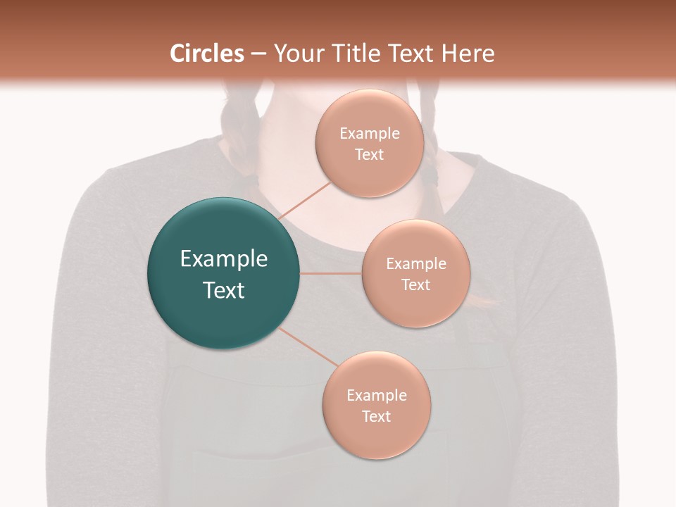 A Woman Wearing An Apron And A Hat PowerPoint Template