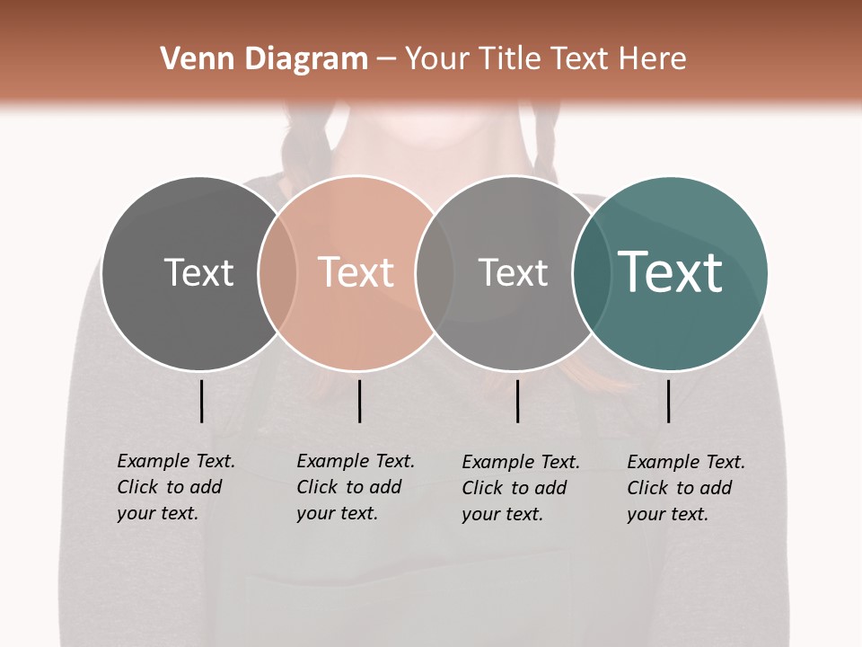 A Woman Wearing An Apron And A Hat PowerPoint Template