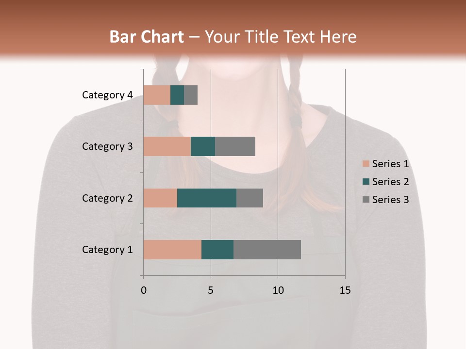 A Woman Wearing An Apron And A Hat PowerPoint Template