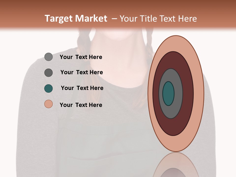 A Woman Wearing An Apron And A Hat PowerPoint Template