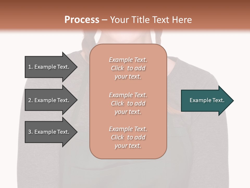 A Woman Wearing An Apron And A Hat PowerPoint Template