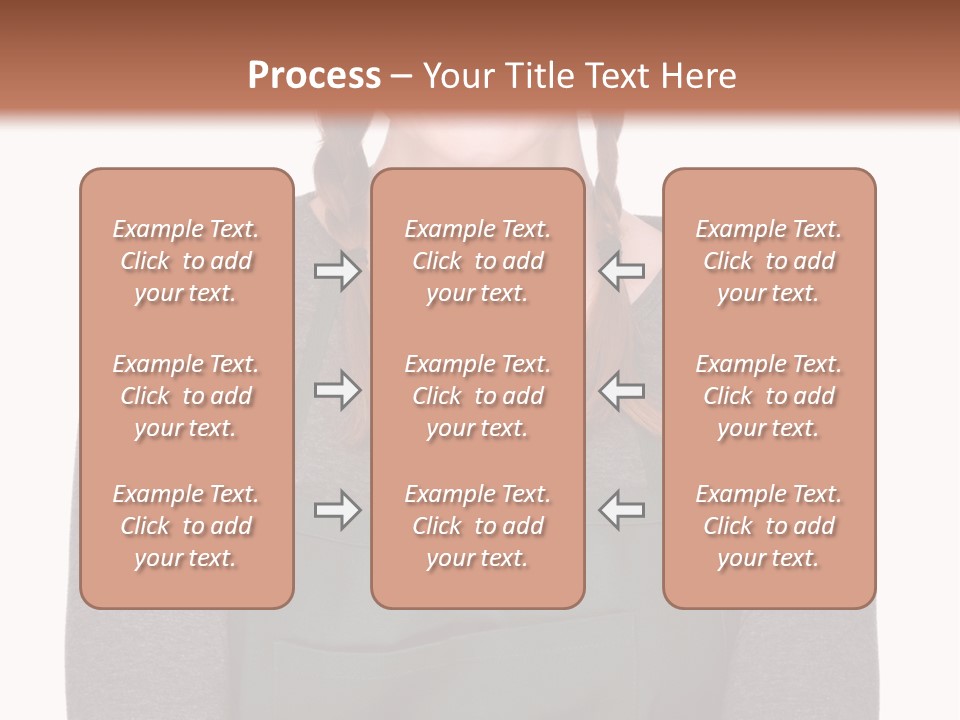 A Woman Wearing An Apron And A Hat PowerPoint Template