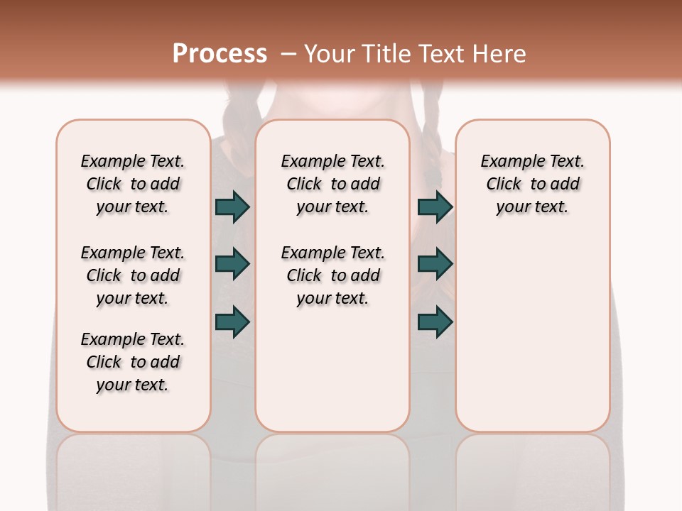 A Woman Wearing An Apron And A Hat PowerPoint Template