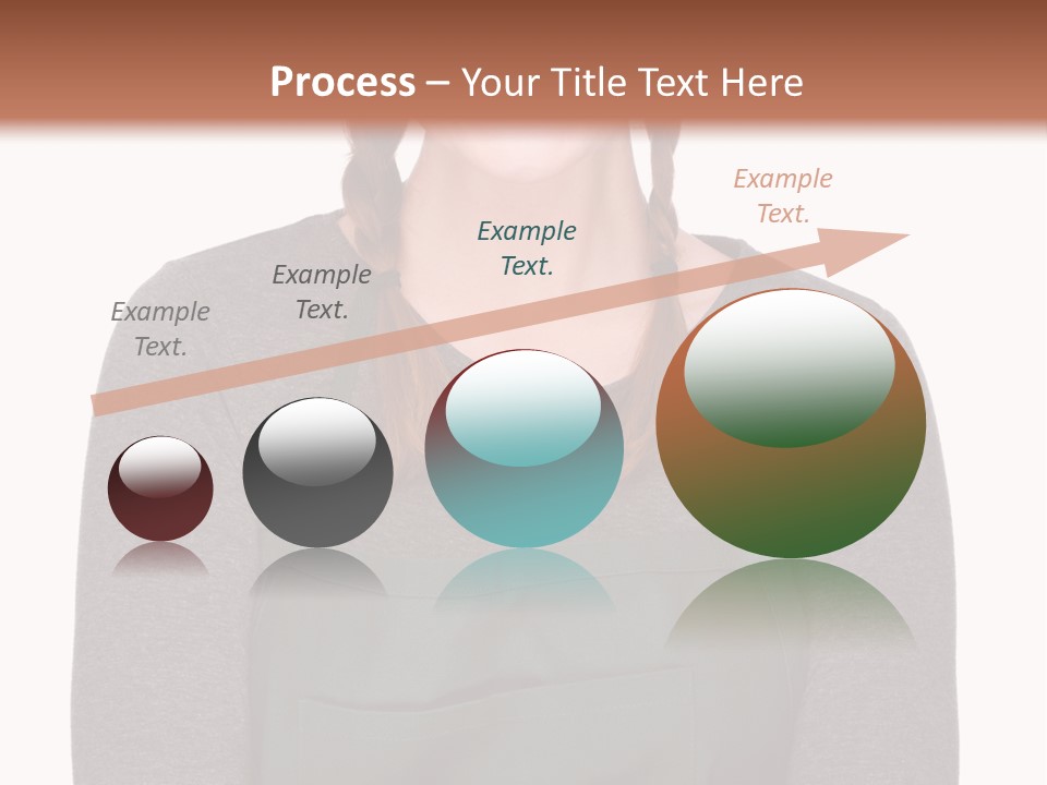 A Woman Wearing An Apron And A Hat PowerPoint Template