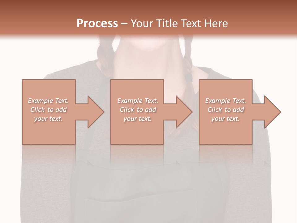 A Woman Wearing An Apron And A Hat PowerPoint Template