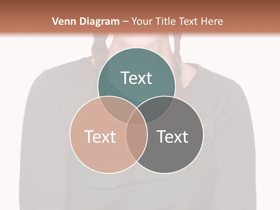 A Woman Wearing An Apron And A Hat PowerPoint Template