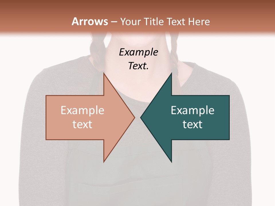 A Woman Wearing An Apron And A Hat PowerPoint Template