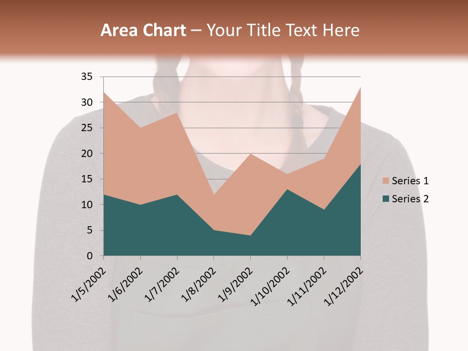 A Woman Wearing An Apron And A Hat PowerPoint Template