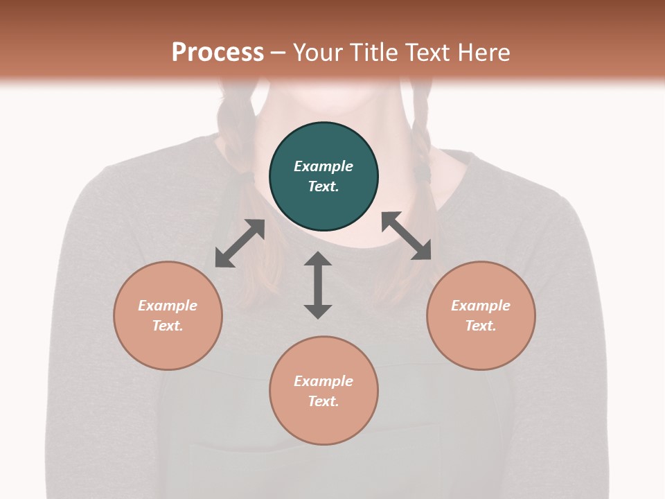 A Woman Wearing An Apron And A Hat PowerPoint Template