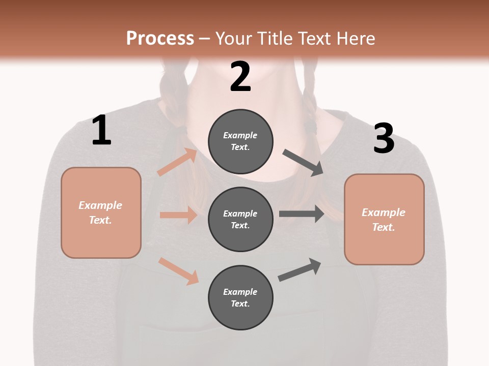 A Woman Wearing An Apron And A Hat PowerPoint Template