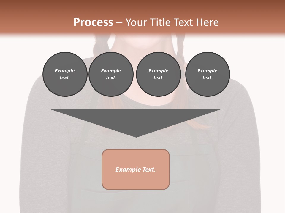 A Woman Wearing An Apron And A Hat PowerPoint Template