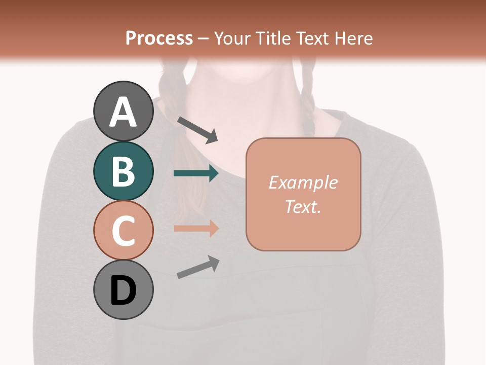 A Woman Wearing An Apron And A Hat PowerPoint Template