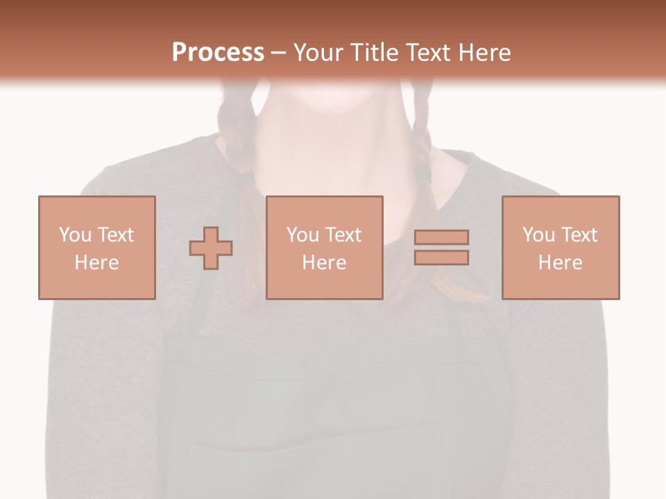 A Woman Wearing An Apron And A Hat PowerPoint Template