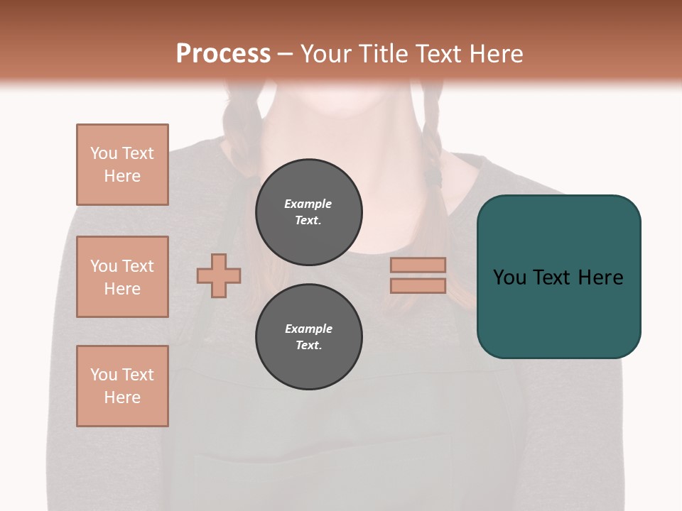 A Woman Wearing An Apron And A Hat PowerPoint Template