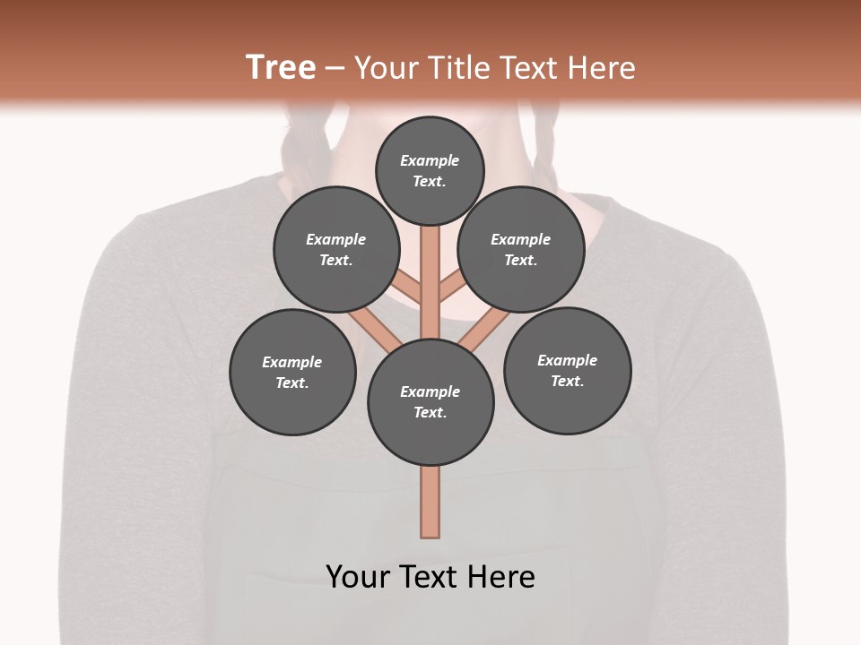 A Woman Wearing An Apron And A Hat PowerPoint Template