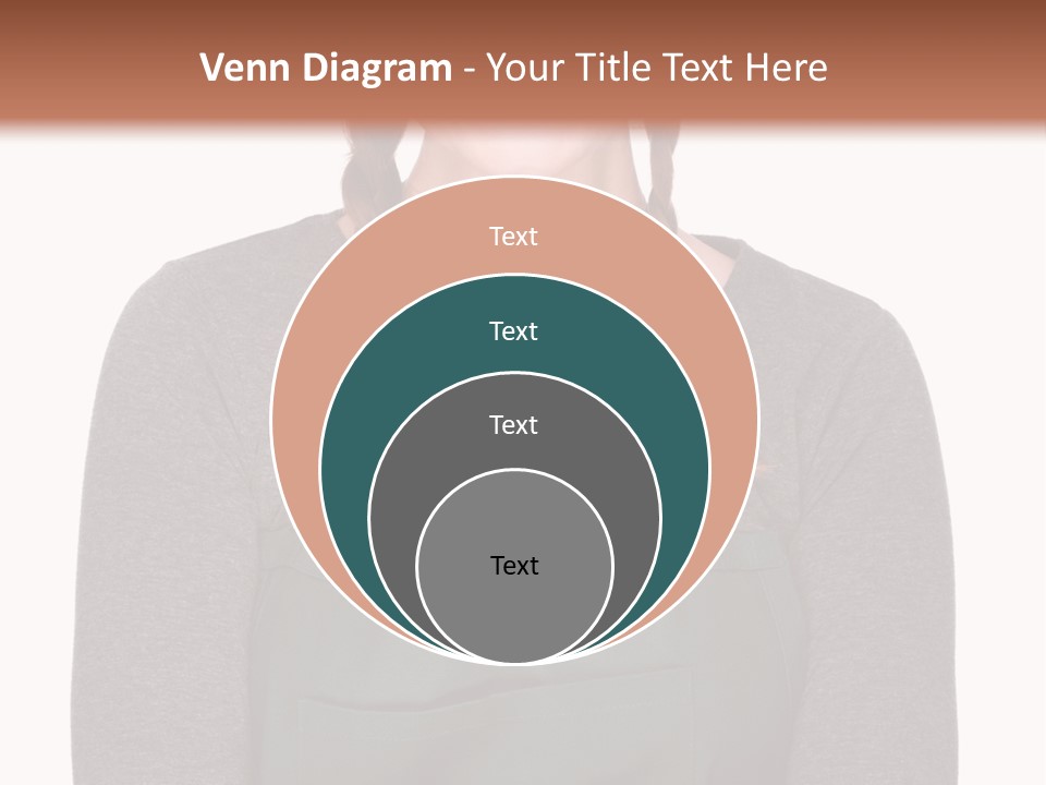 A Woman Wearing An Apron And A Hat PowerPoint Template