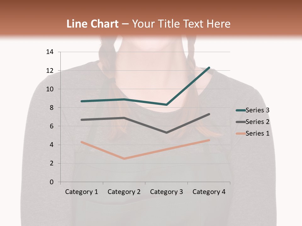 A Woman Wearing An Apron And A Hat PowerPoint Template