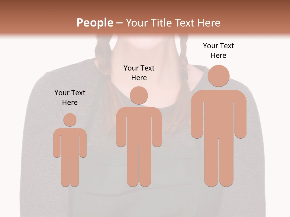 A Woman Wearing An Apron And A Hat PowerPoint Template