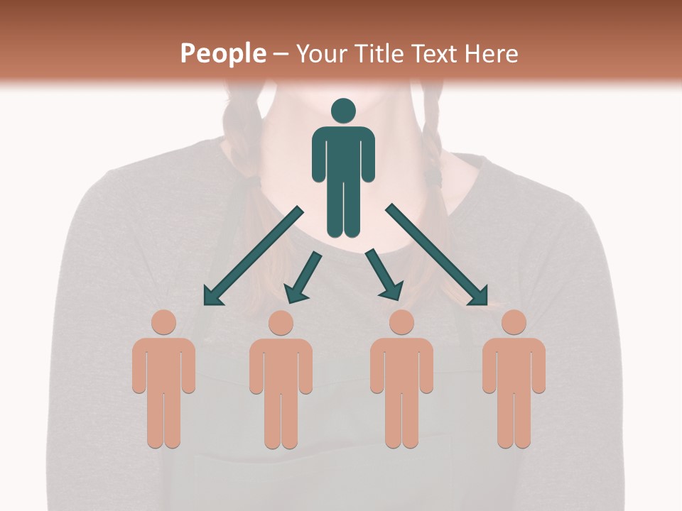 A Woman Wearing An Apron And A Hat PowerPoint Template