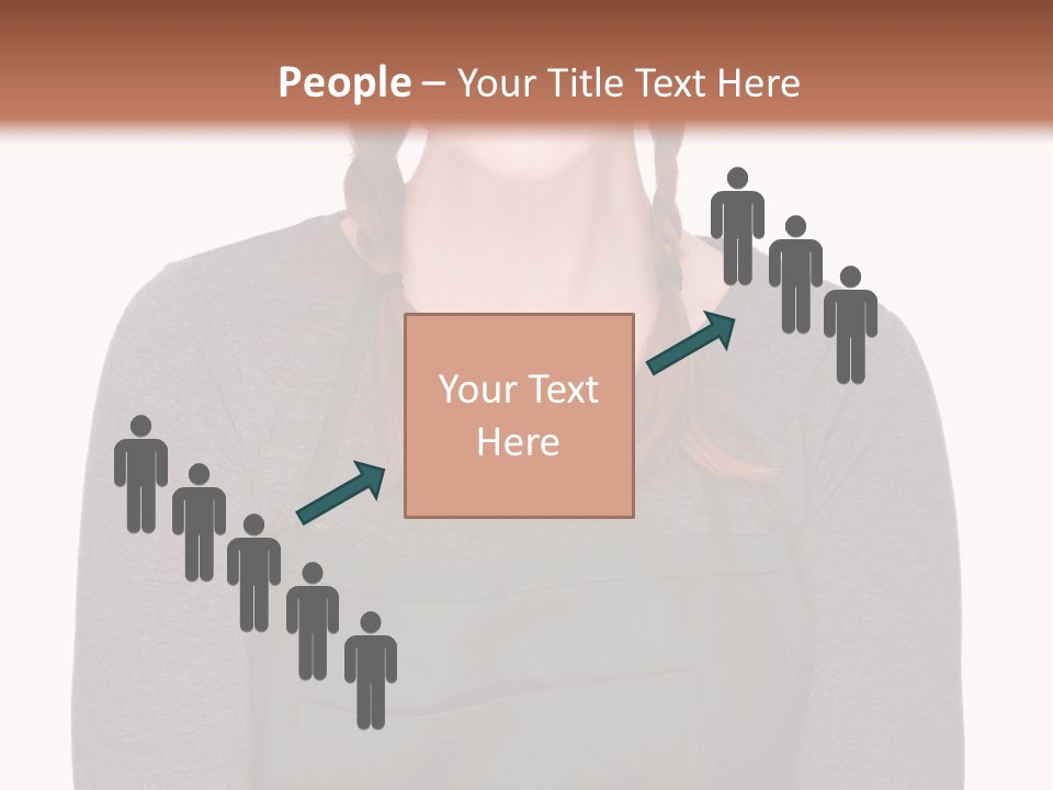 A Woman Wearing An Apron And A Hat PowerPoint Template