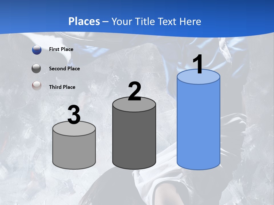 A Person Doing A Handstand On The Floor PowerPoint Template