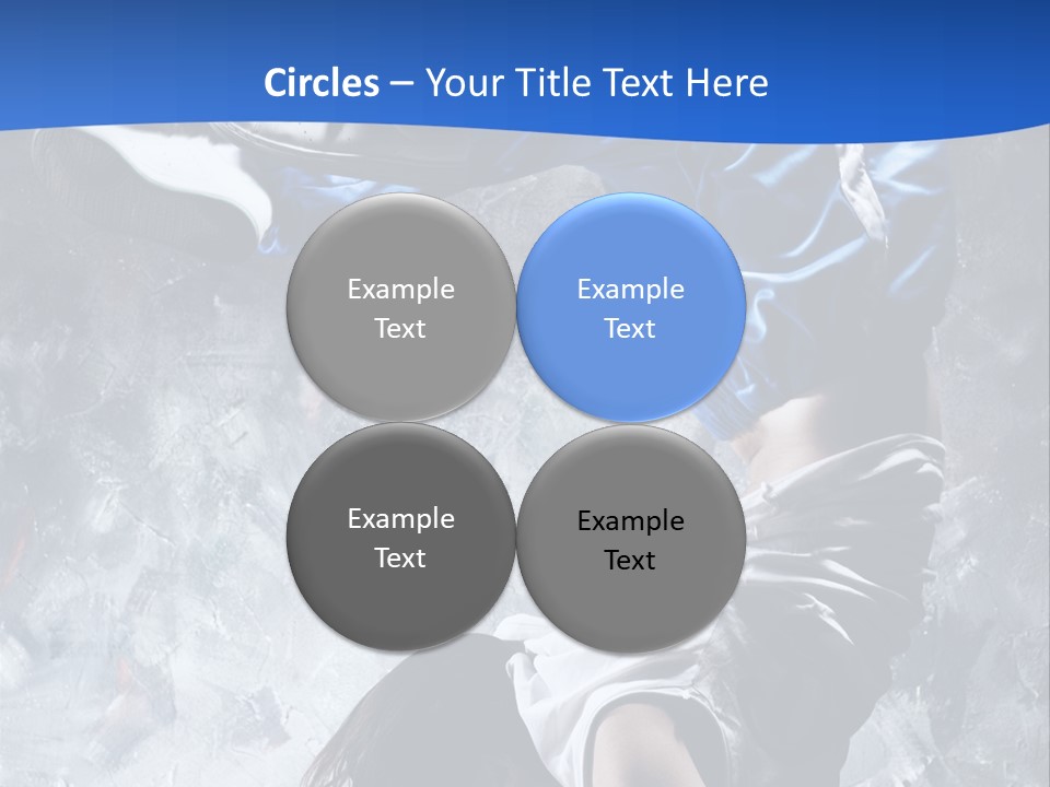 A Person Doing A Handstand On The Floor PowerPoint Template