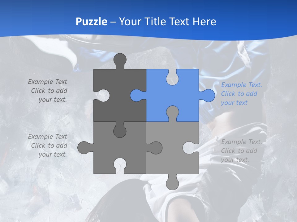 A Person Doing A Handstand On The Floor PowerPoint Template