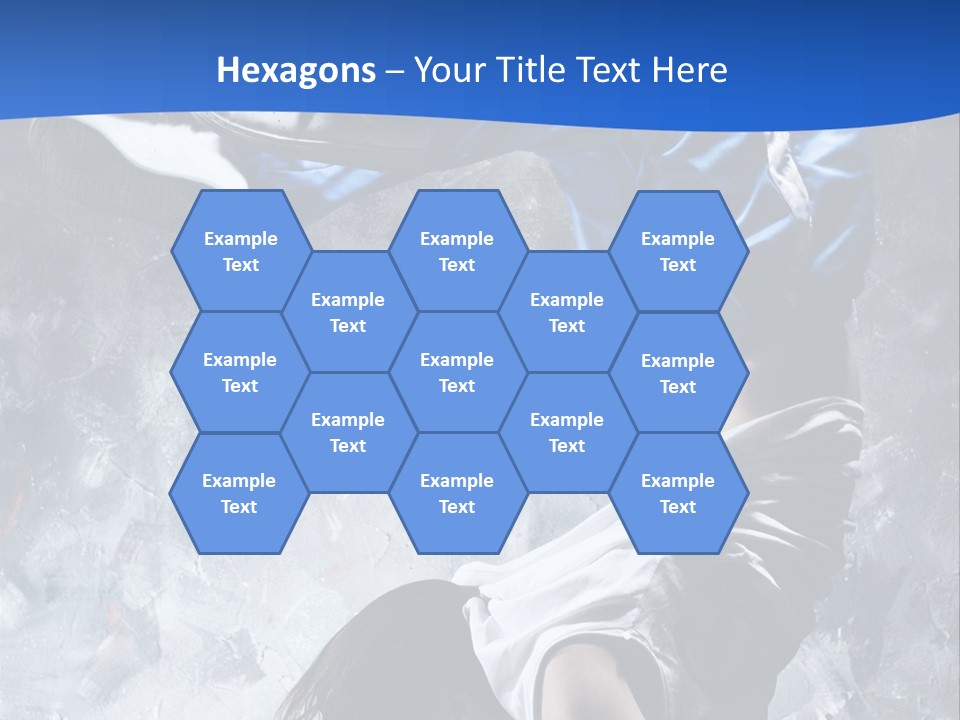 A Person Doing A Handstand On The Floor PowerPoint Template