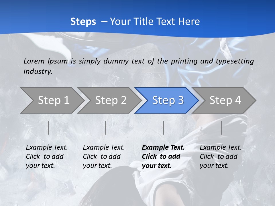 A Person Doing A Handstand On The Floor PowerPoint Template