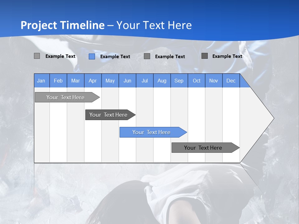 A Person Doing A Handstand On The Floor PowerPoint Template
