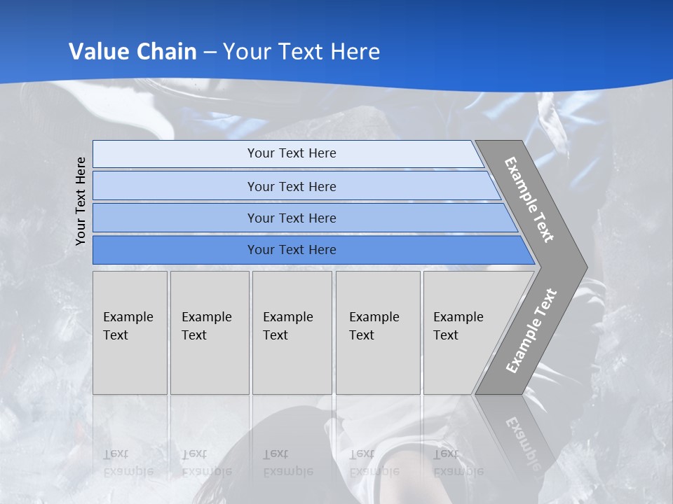 A Person Doing A Handstand On The Floor PowerPoint Template