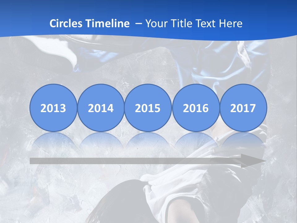 A Person Doing A Handstand On The Floor PowerPoint Template