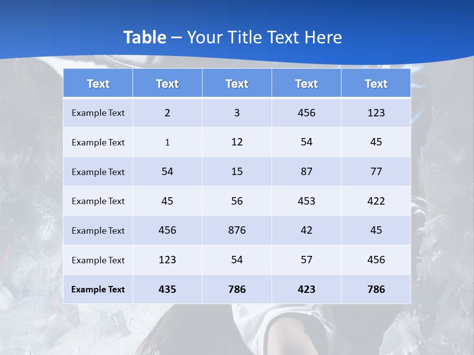 A Person Doing A Handstand On The Floor PowerPoint Template