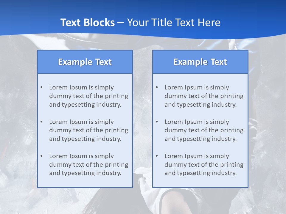 A Person Doing A Handstand On The Floor PowerPoint Template