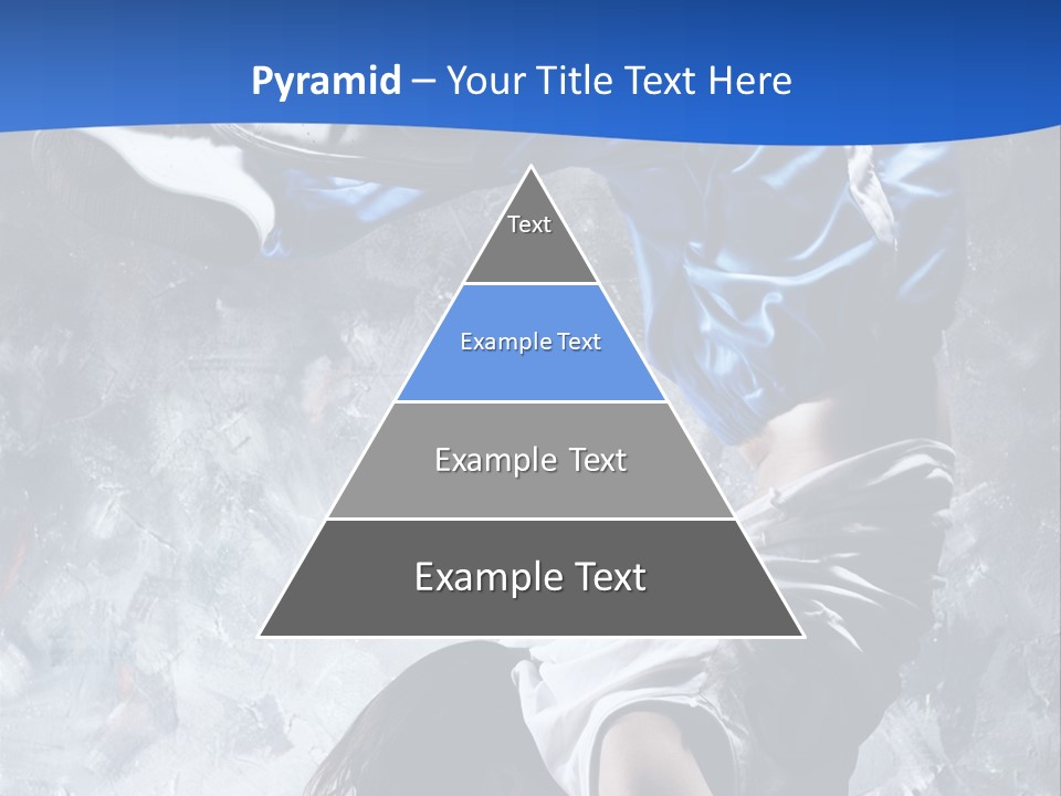 A Person Doing A Handstand On The Floor PowerPoint Template