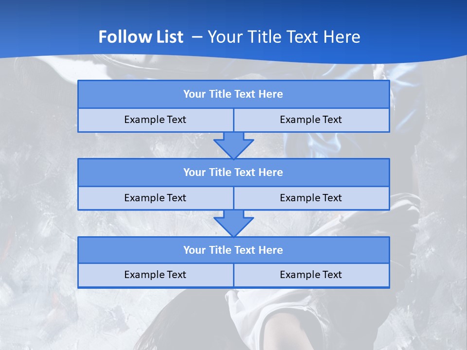 A Person Doing A Handstand On The Floor PowerPoint Template