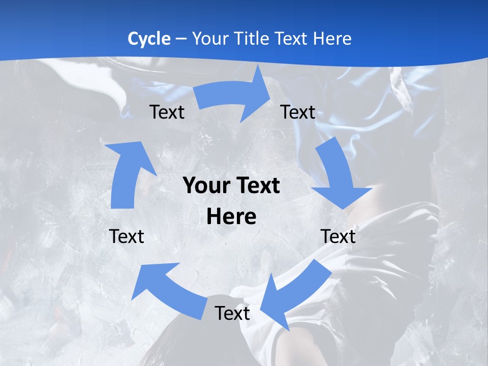 A Person Doing A Handstand On The Floor PowerPoint Template