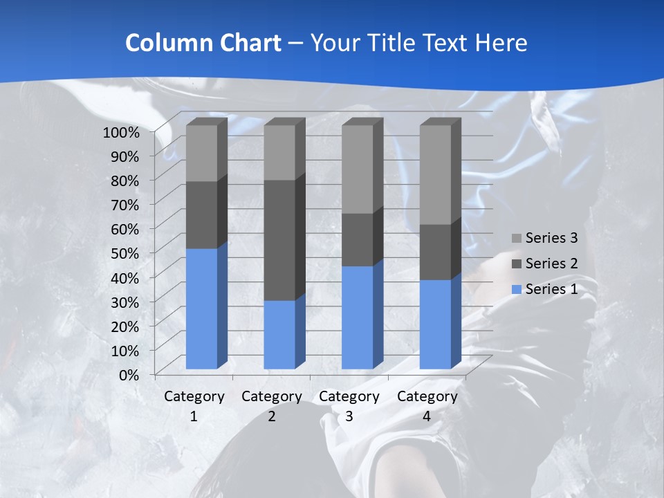 A Person Doing A Handstand On The Floor PowerPoint Template