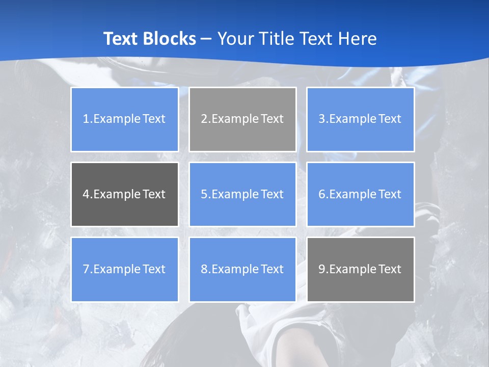 A Person Doing A Handstand On The Floor PowerPoint Template