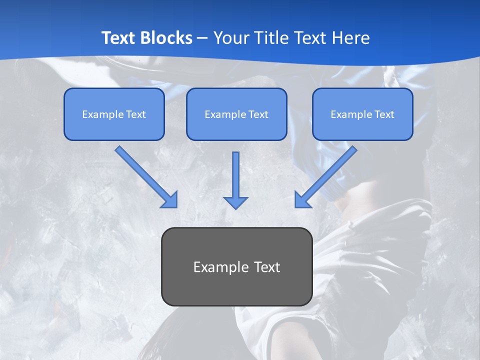 A Person Doing A Handstand On The Floor PowerPoint Template