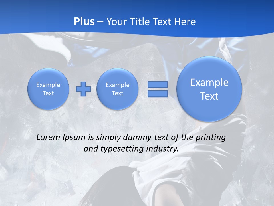 A Person Doing A Handstand On The Floor PowerPoint Template