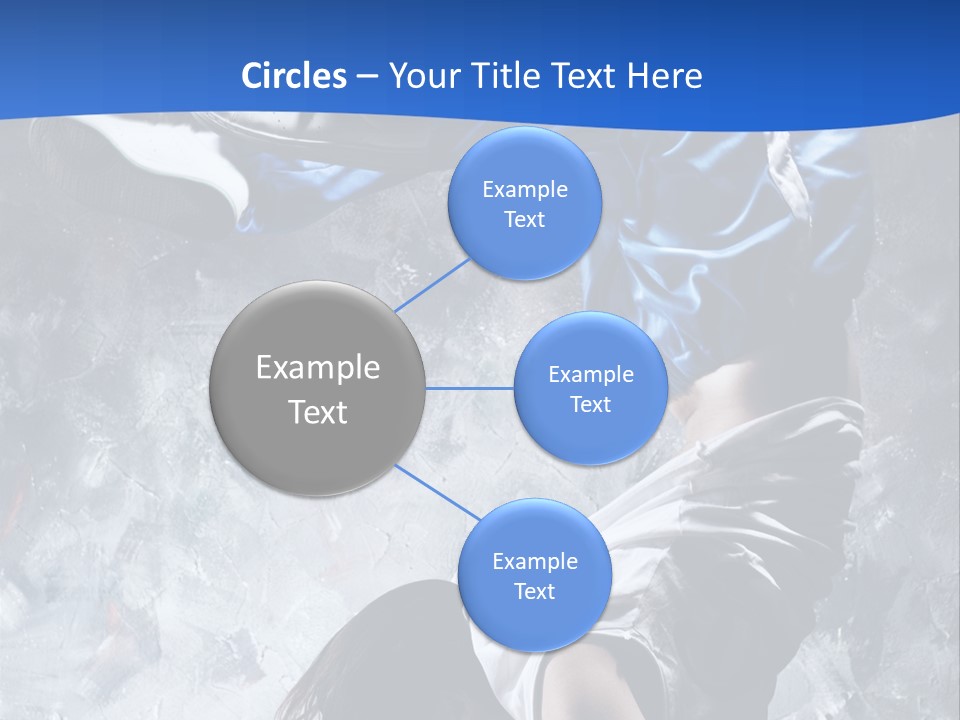 A Person Doing A Handstand On The Floor PowerPoint Template