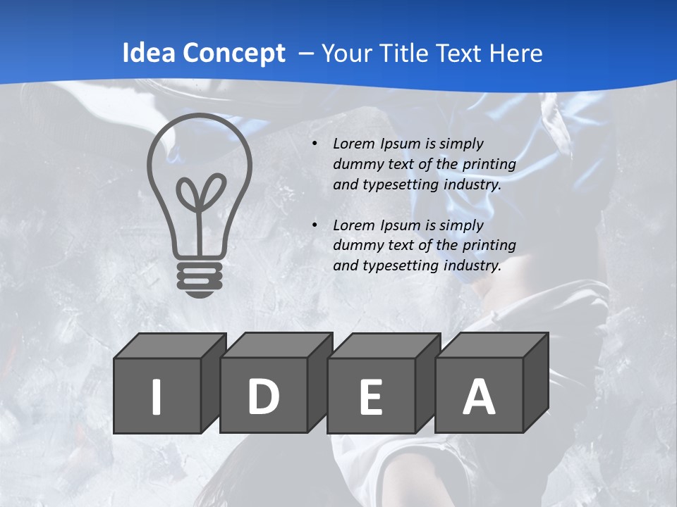 A Person Doing A Handstand On The Floor PowerPoint Template