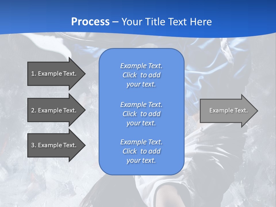 A Person Doing A Handstand On The Floor PowerPoint Template