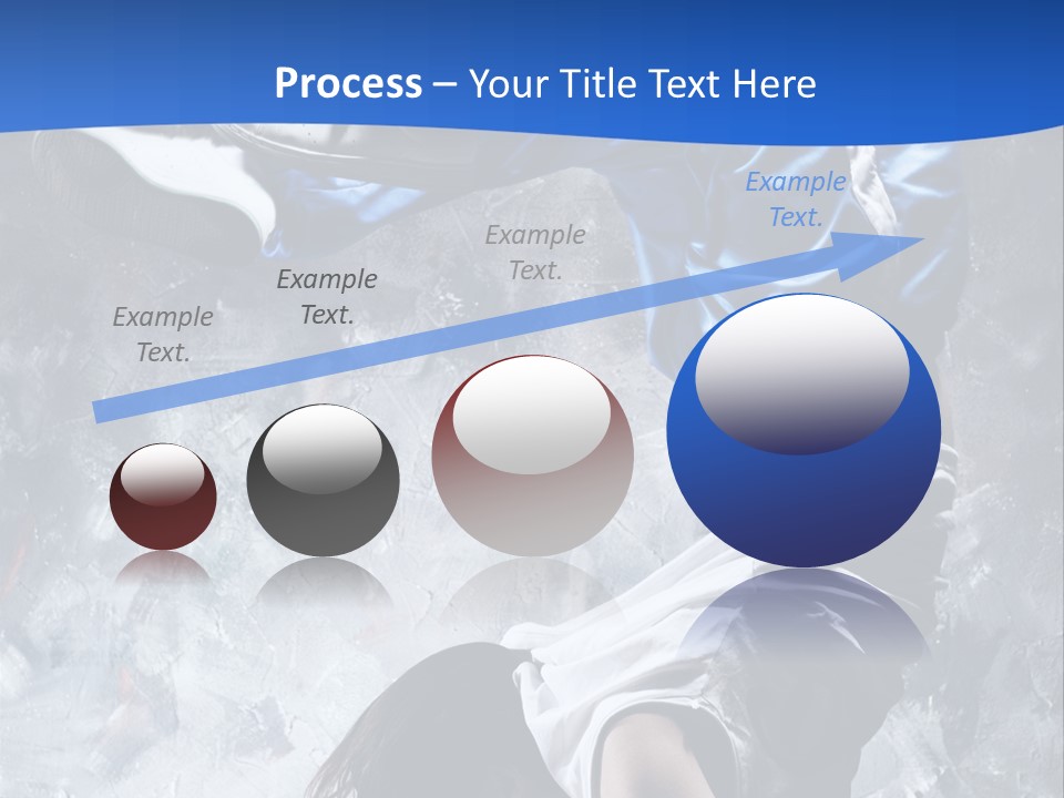 A Person Doing A Handstand On The Floor PowerPoint Template