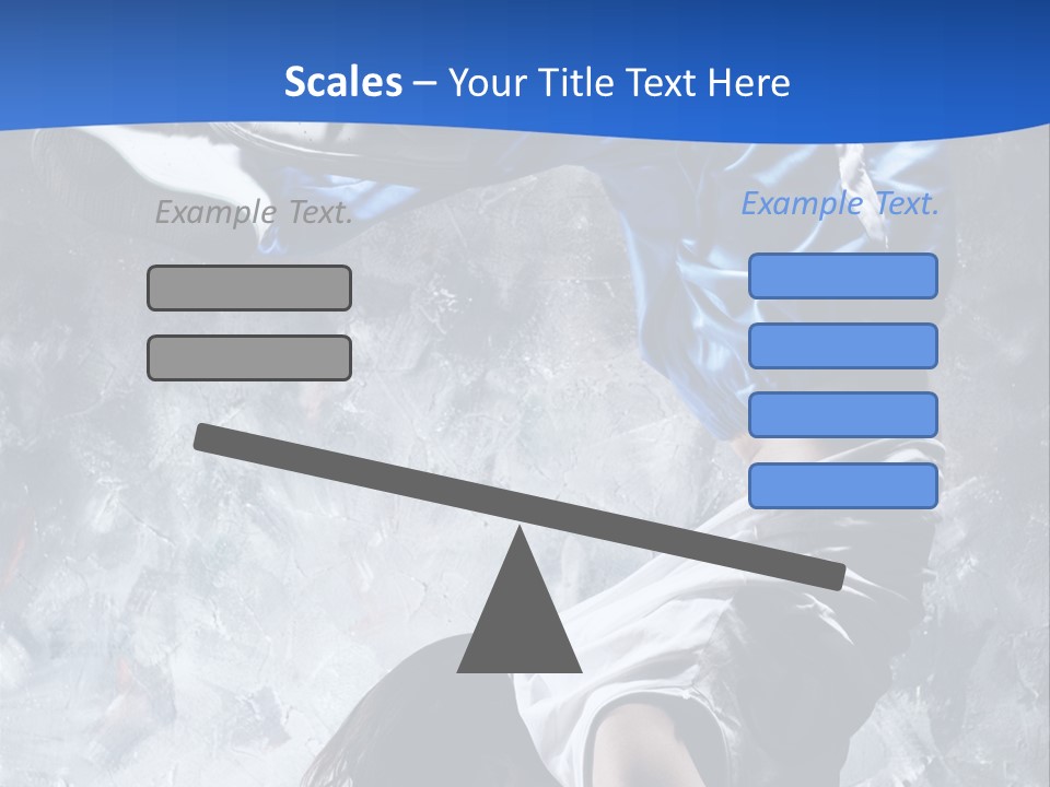 A Person Doing A Handstand On The Floor PowerPoint Template